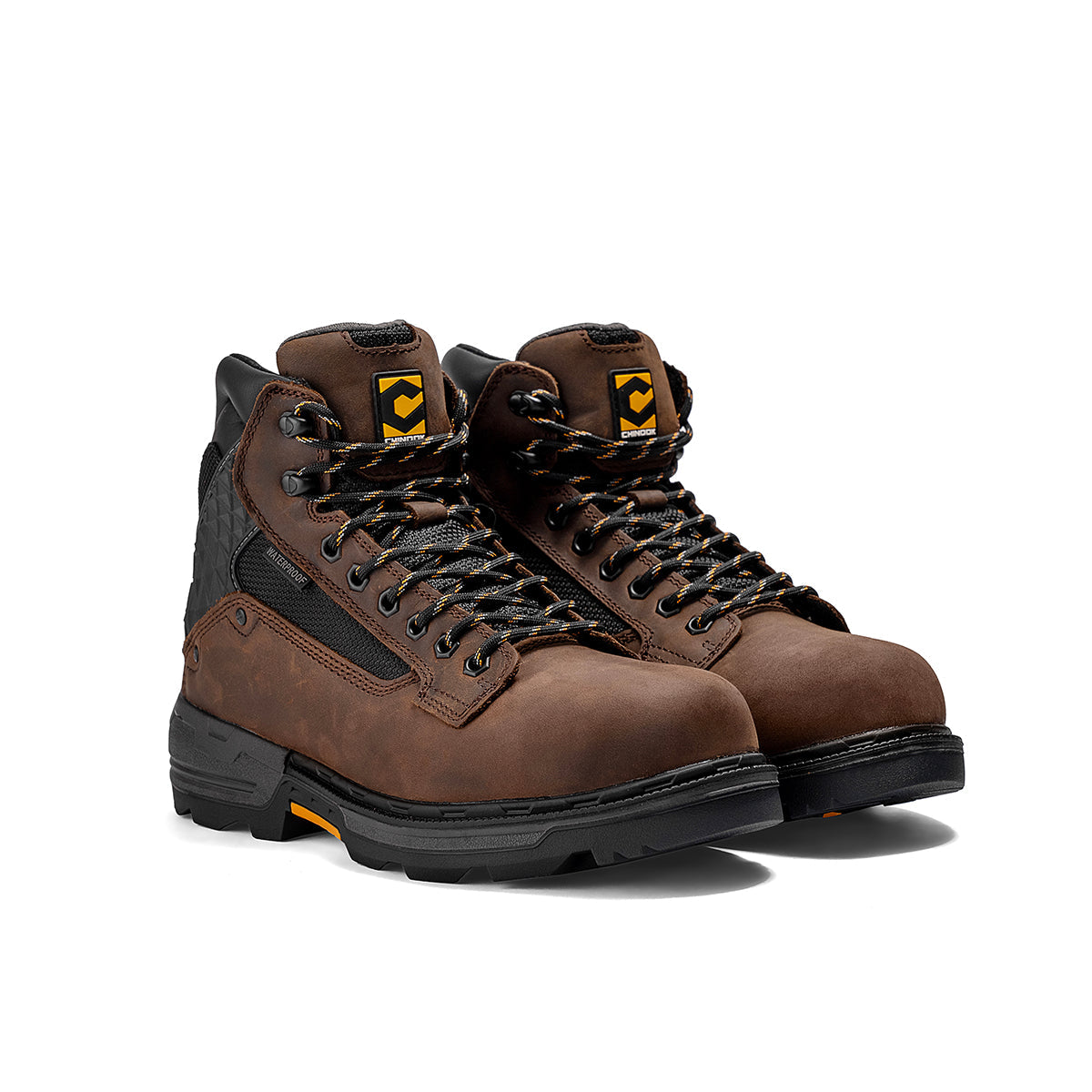 Pallet Jack 6" Plain Toe Waterproof Work Boot – Brown (by Chinook® Footwear)