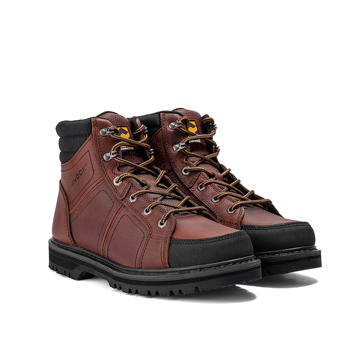 Contractor 6" Soft Toe Leather Work Boot – Brown (by Chinook® Footwear)