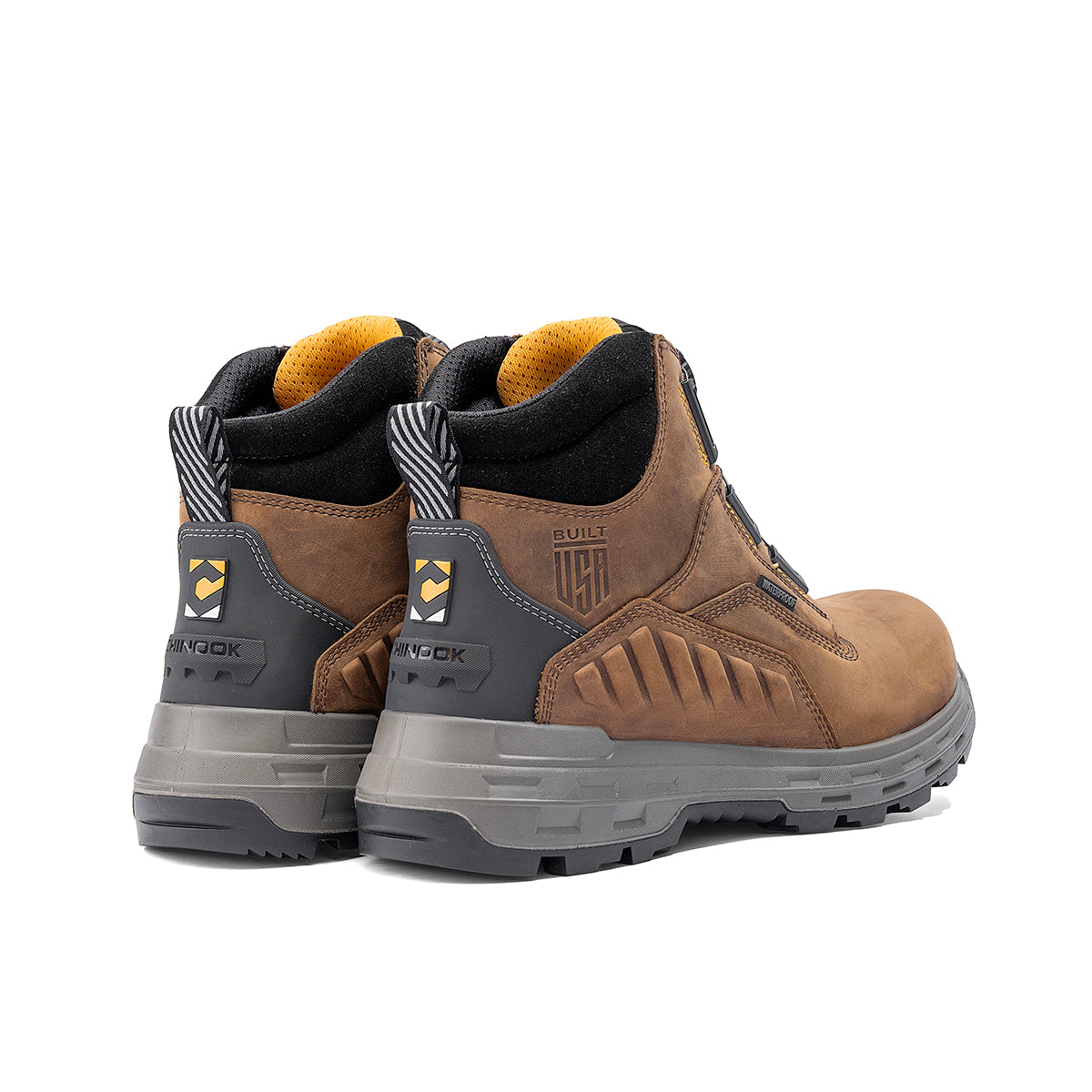 Wildwood 6” Soft Toe Turbolace™ Work Boot - Brown - Made in USA (by Chinook® Footwear)