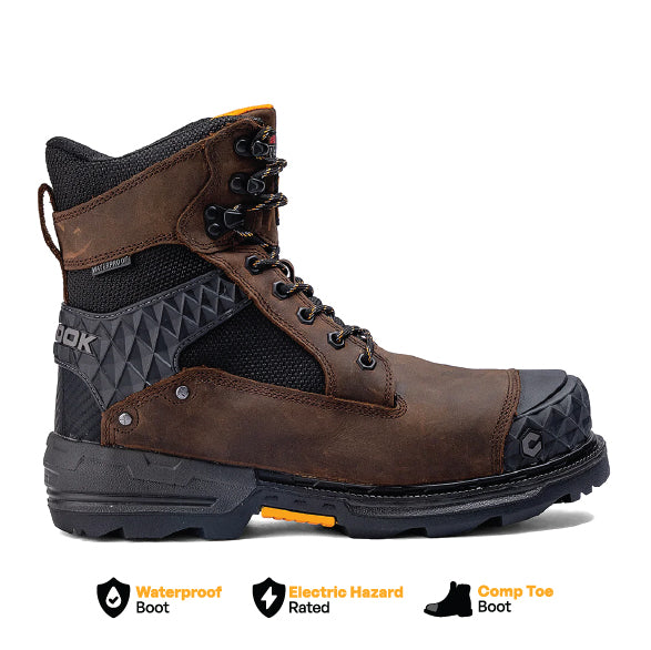 Pallet Jack 8” Insulated Composite Toe Waterproof Work Boot – Brown (by Chinook® Footwear)