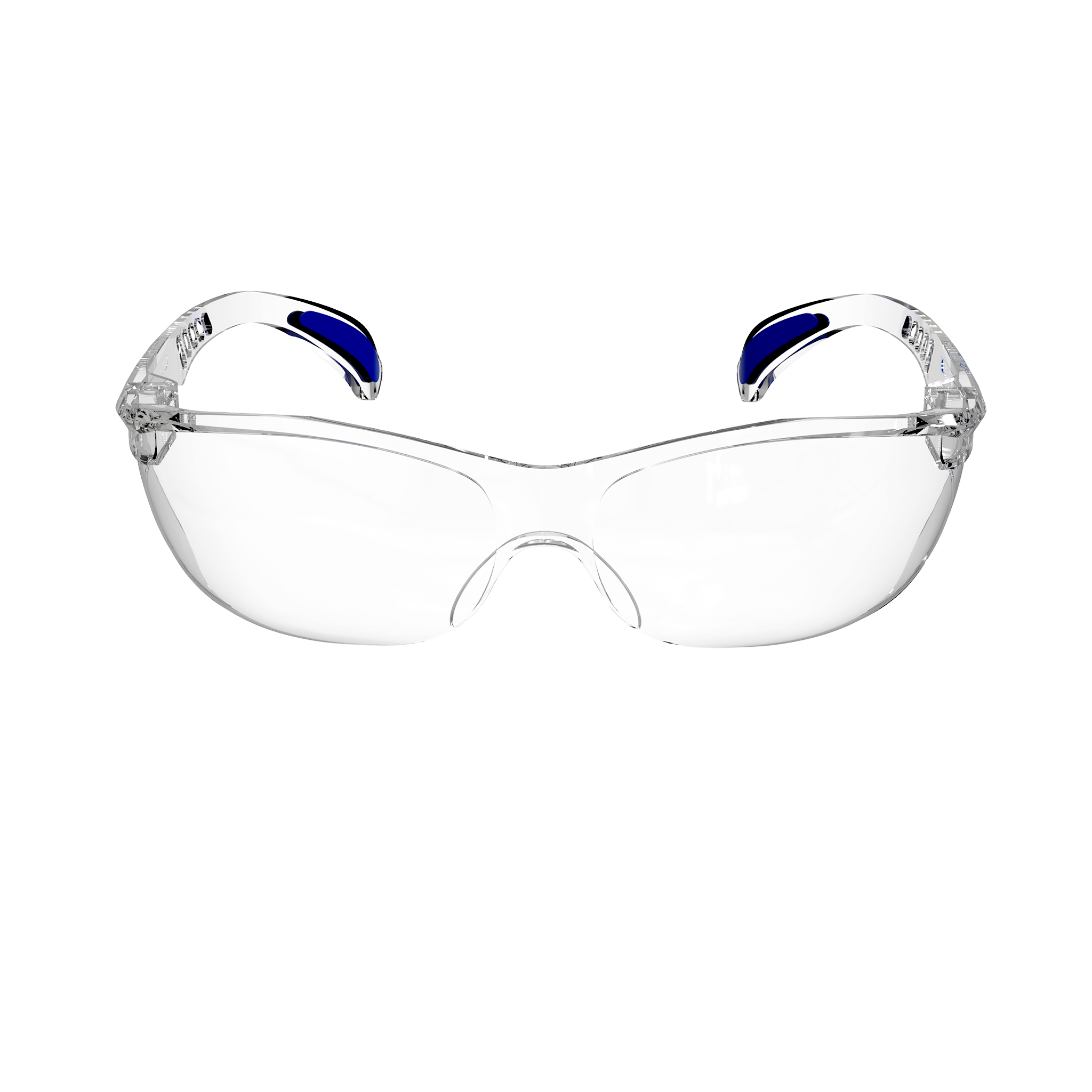 Panoramic Safety Glasses with Side Shields for High Impact Protection