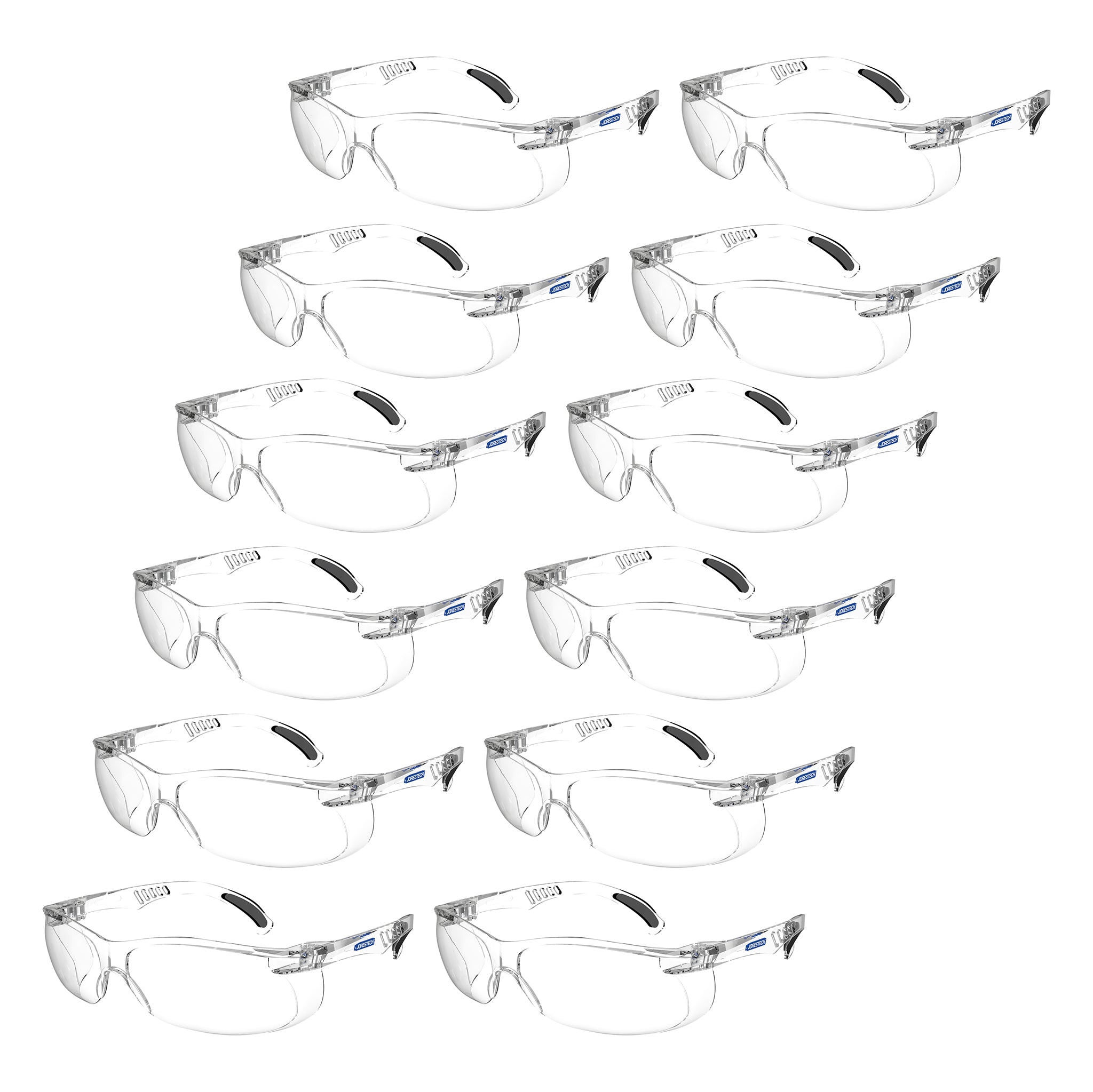 Panoramic Safety Glasses with Side Shields for High Impact Protection