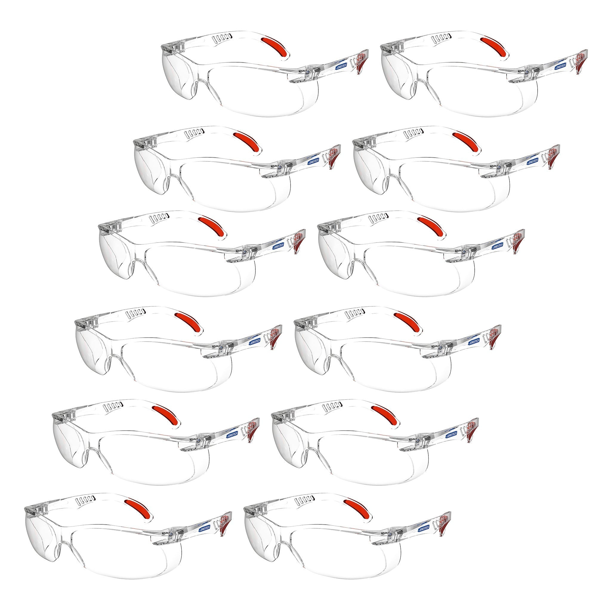 Panoramic Safety Glasses with Side Shields for High Impact Protection