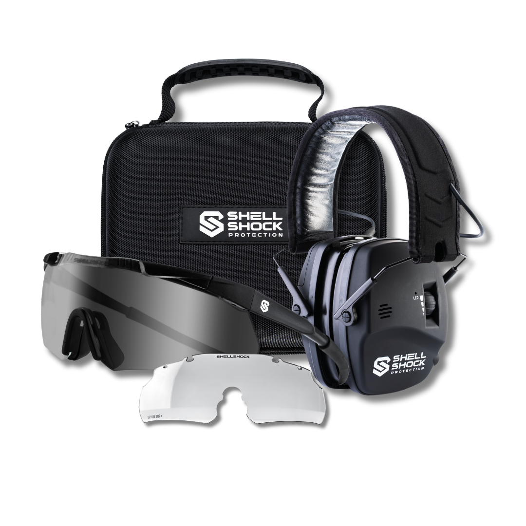 ShellShock Premium Eyes & Ears Protection Combo