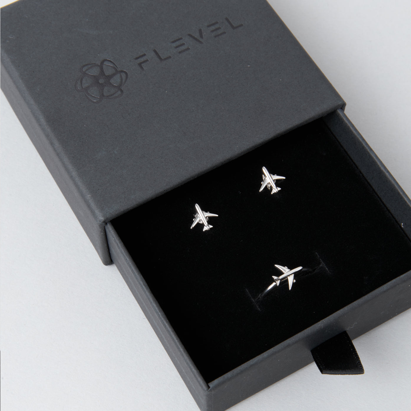 Silver Airplane Ring by Flevel - aviation product photo 6