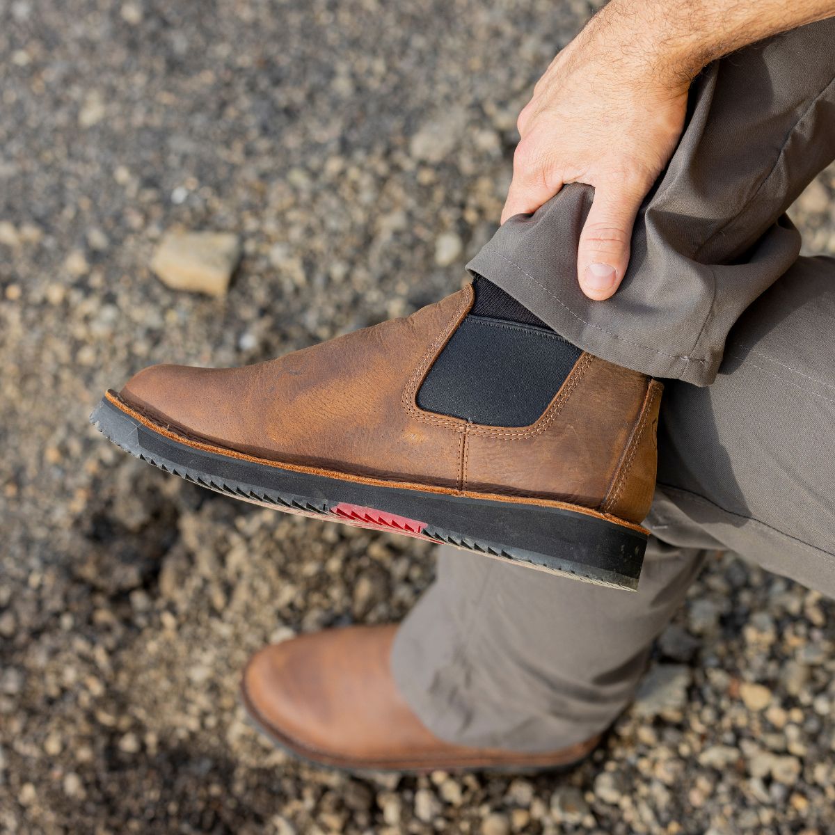 Romeo Heritage Leather Slip-On Shoe – Brown (by Chinook® Footwear)