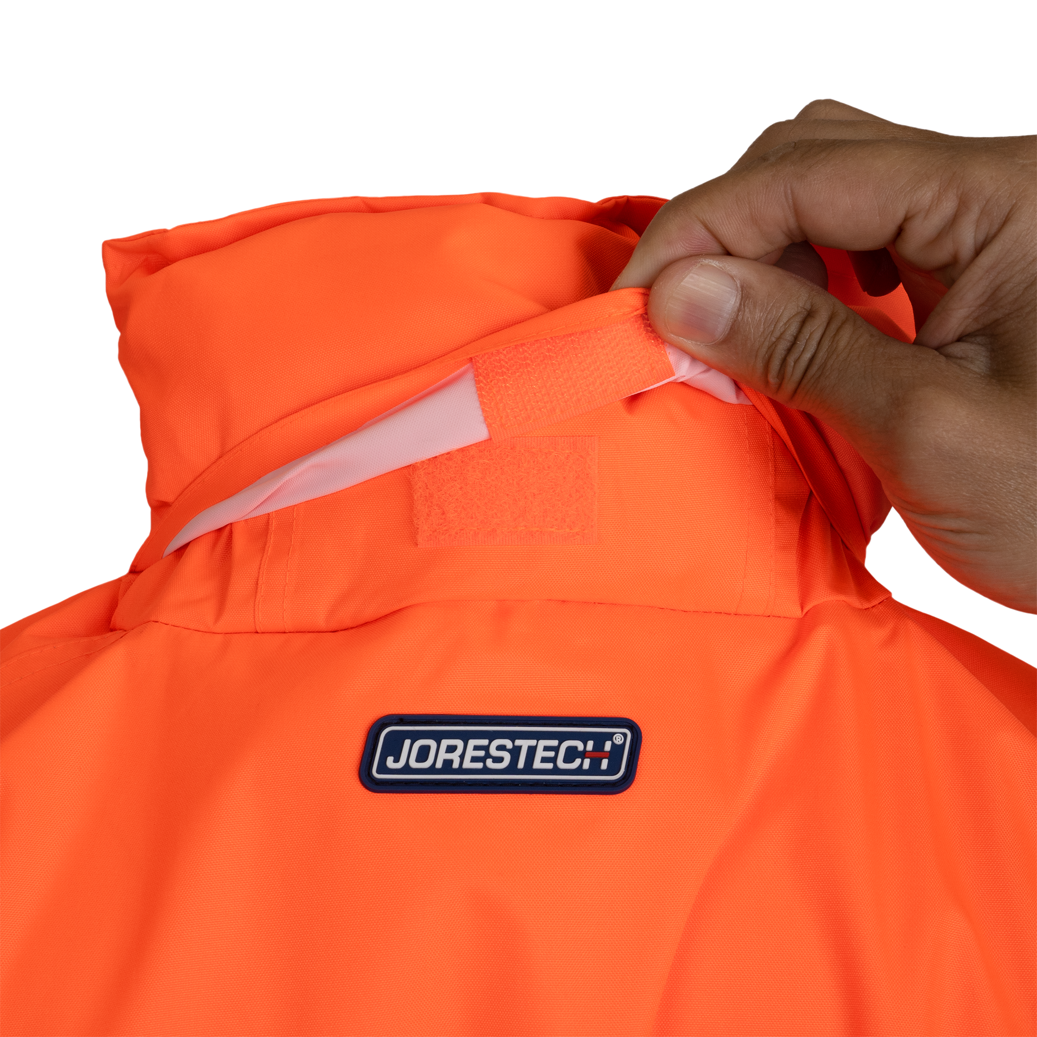 Hi-Vis Yellow/Black Rain Jacket with 2" Reflective Strips