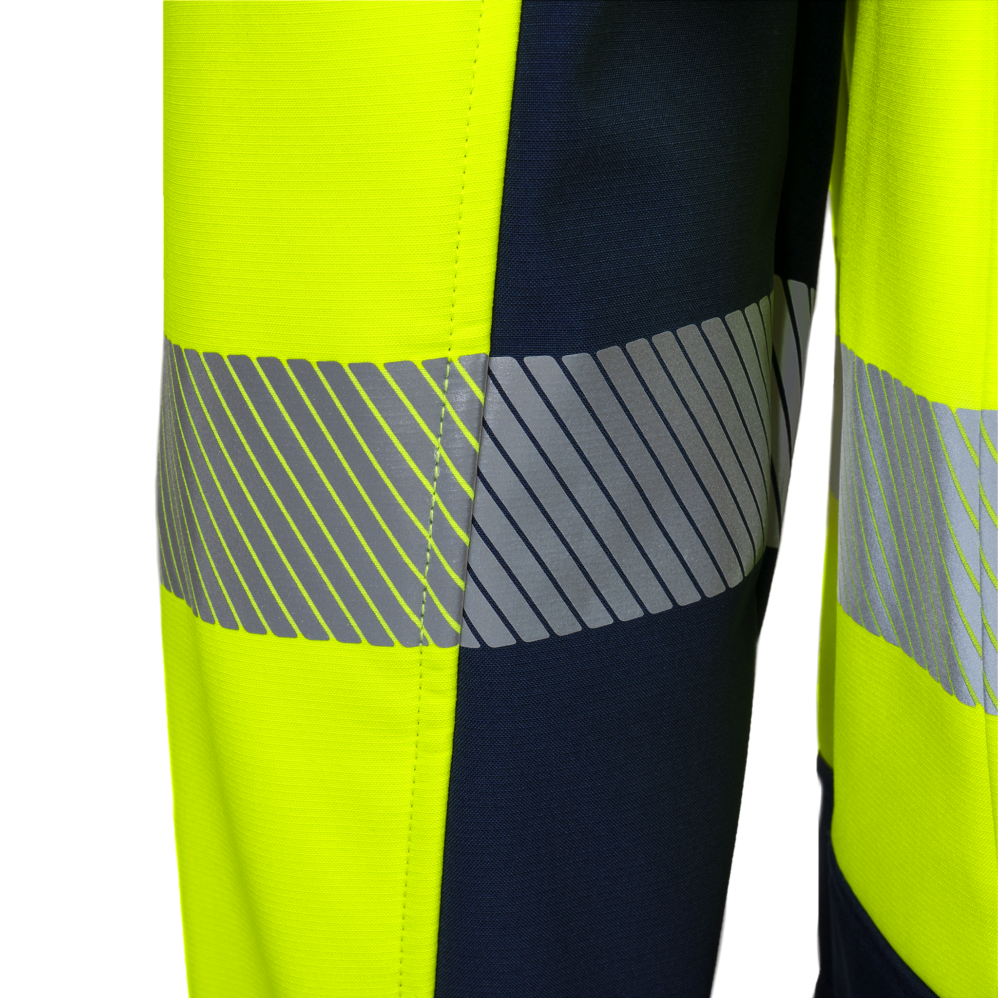 Hi-Vis Softshell Water Repellent Fleece Lined Safety Jacket with Reflective Strips