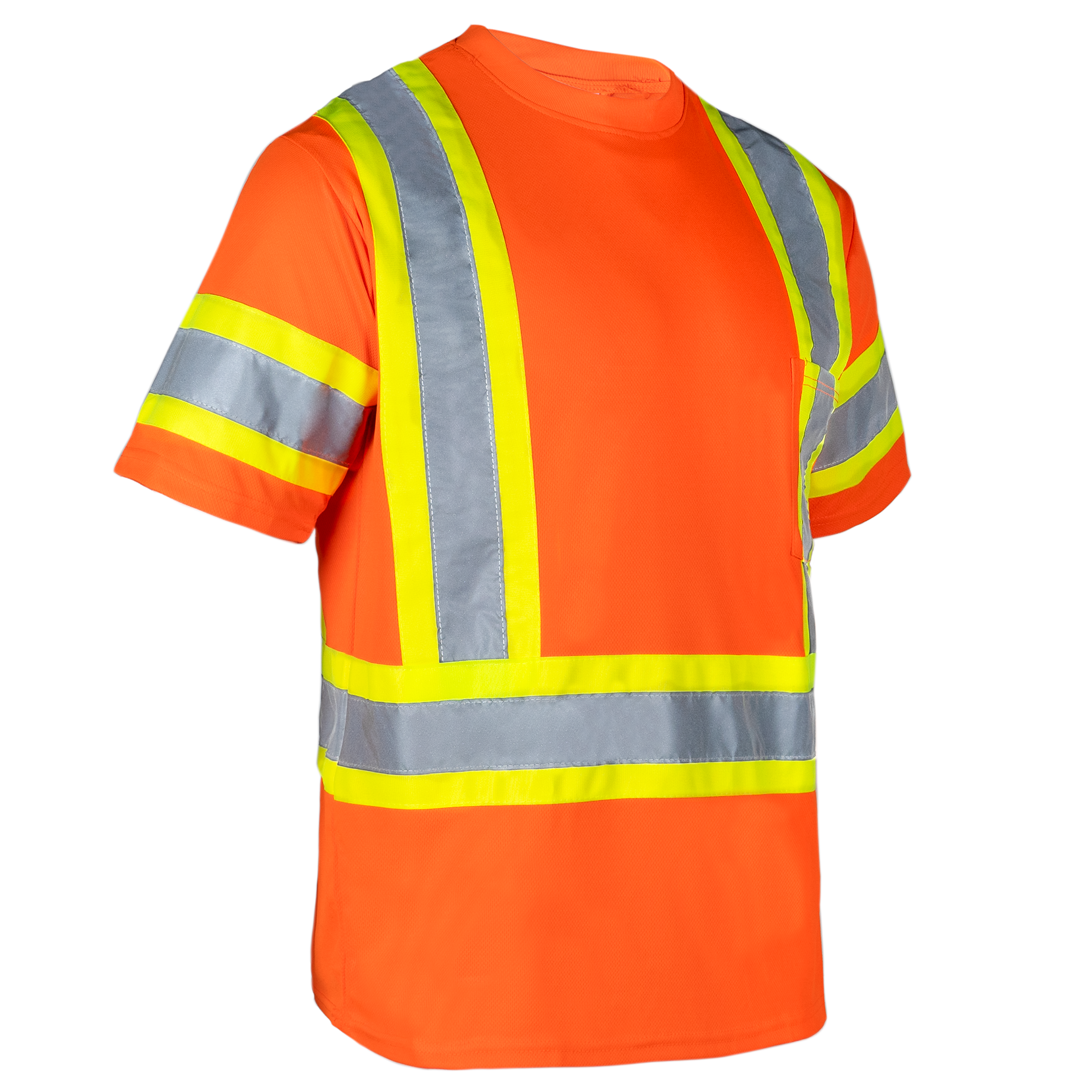 Hi-Vis Class 3 Reflective Two-Tone Safety Shirt