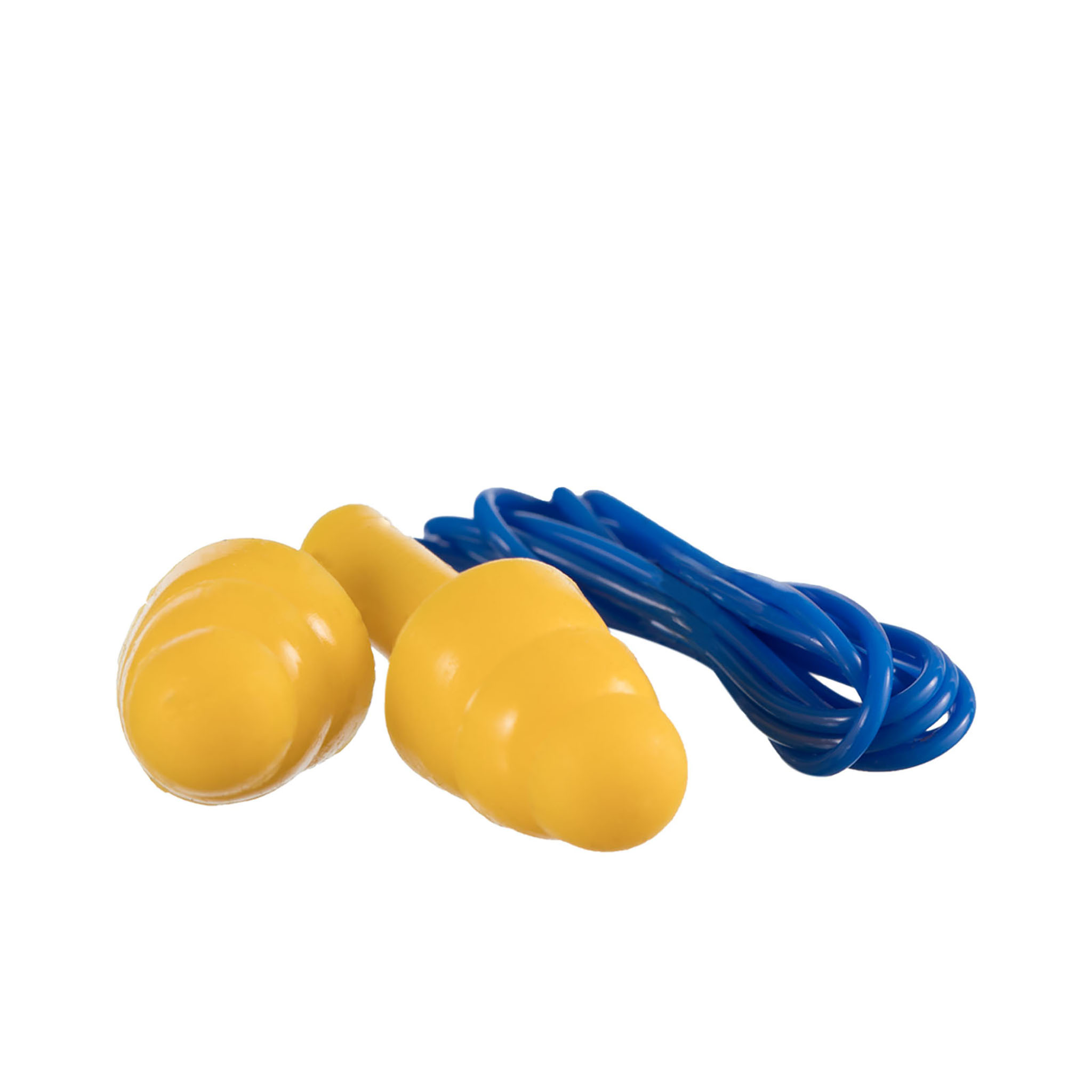 Silicone Tri-Flange Corded Earplugs – 10 Pack