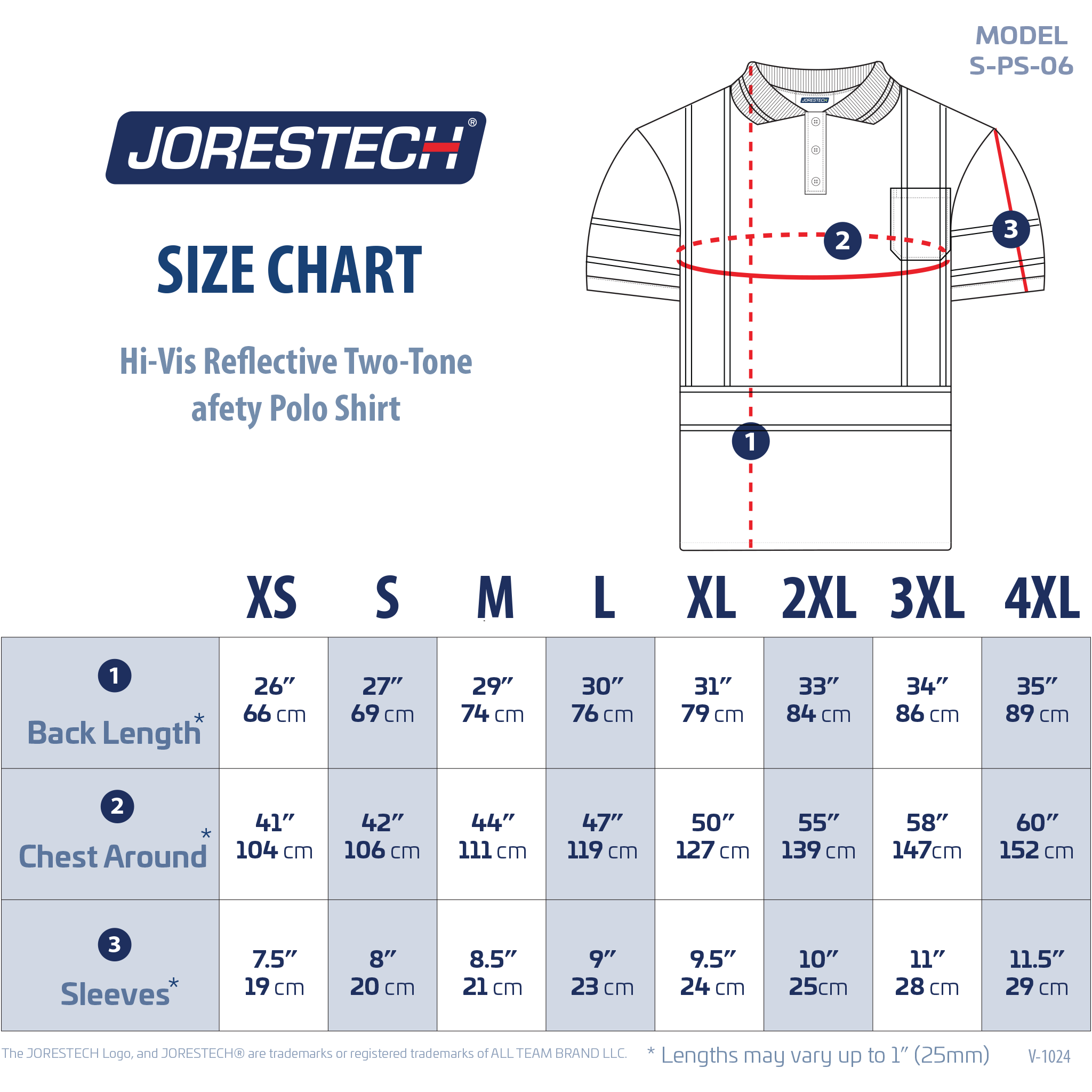 Hi-Vis Reflective Two-Tone Safety Polo Shirt