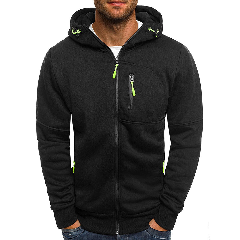 Men's Loose Fit Full-Zip Work Hoodie