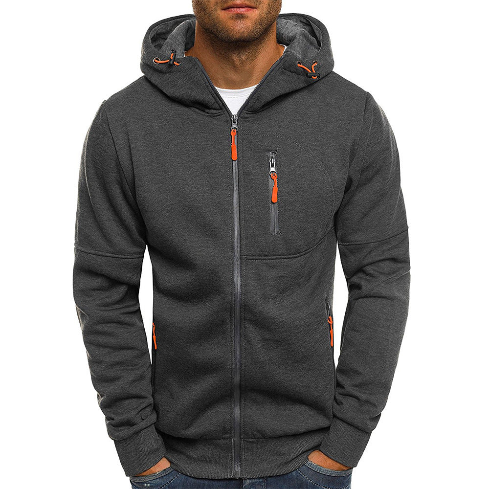 Men's Loose Fit Full-Zip Work Hoodie