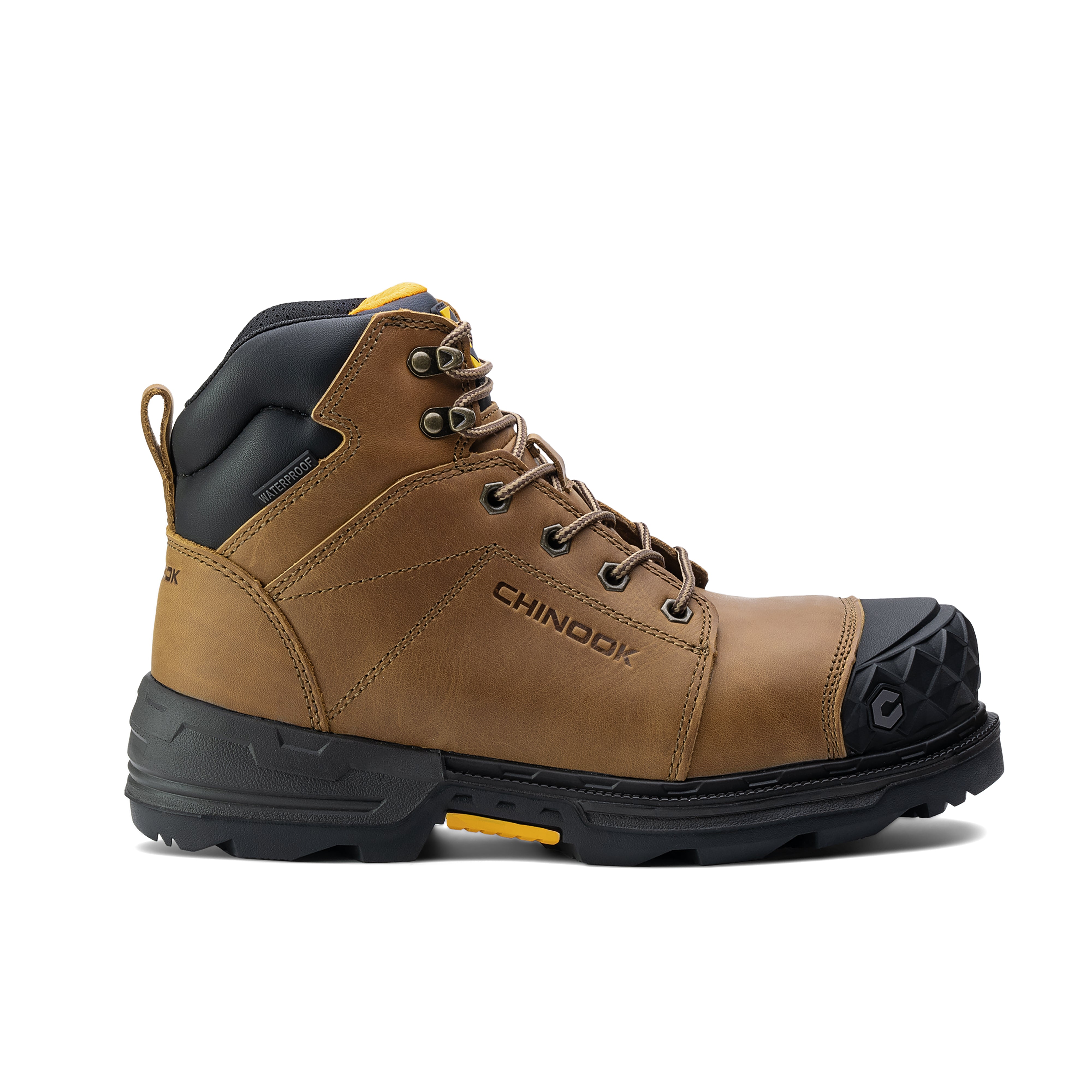 Maverick 6” Comp Toe Men’s Waterproof Work Boot - Wheat (by Chinook® Footwear)