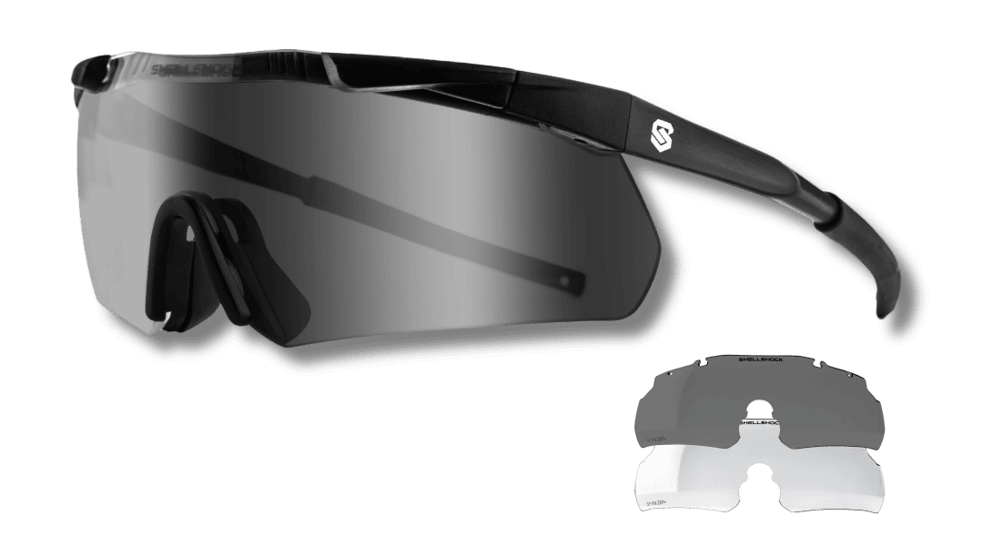 ShellShock SWITCH™ Interchangeable-Lens Ballistic Glasses — Z87+