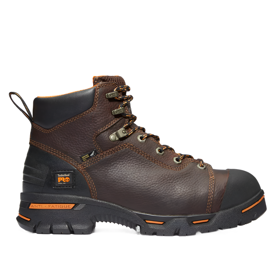 Steel Toe Boots - Durable Leather Work Boots | Slip Resistant, Oil Resistant Safety