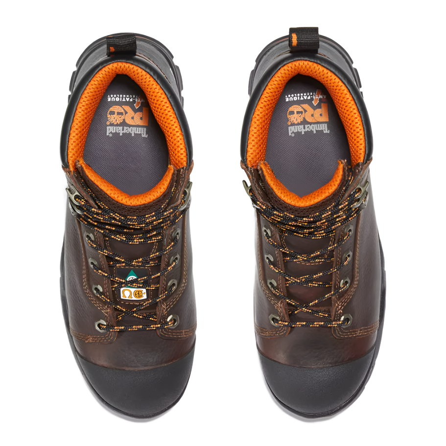 Steel Toe Boots - Durable Leather Work Boots | Slip Resistant, Oil Resistant Safety
