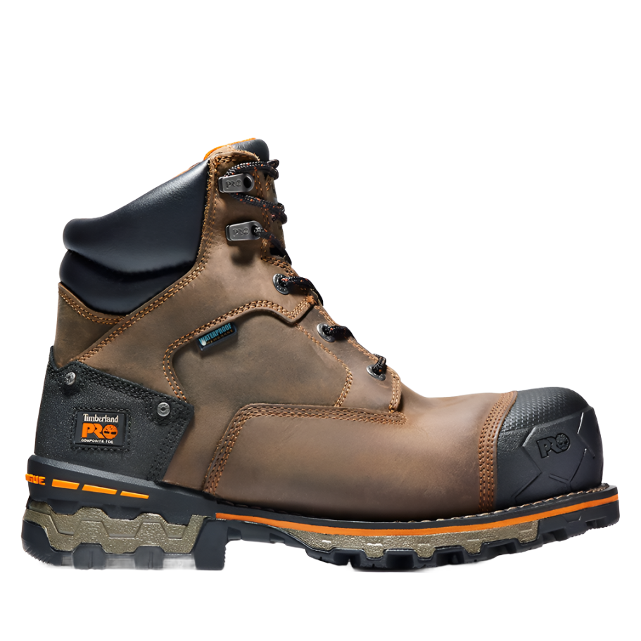 Composite Toe Boots | 6 Inch Waterproof Safety Work Boots With Anti Fatigue Footbed