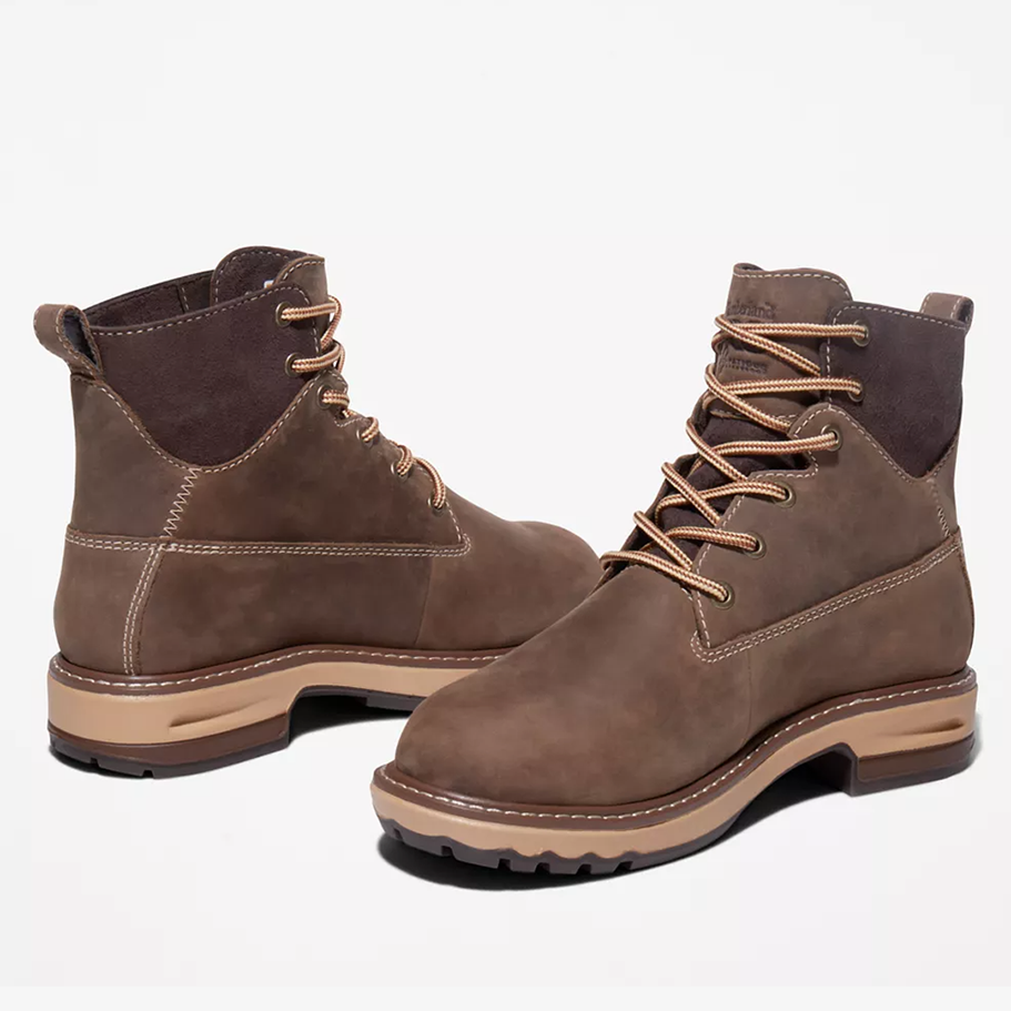 Women's Alloy Toe Boots - Waterproof Safety Boots With Full-Grain Leather Comfort