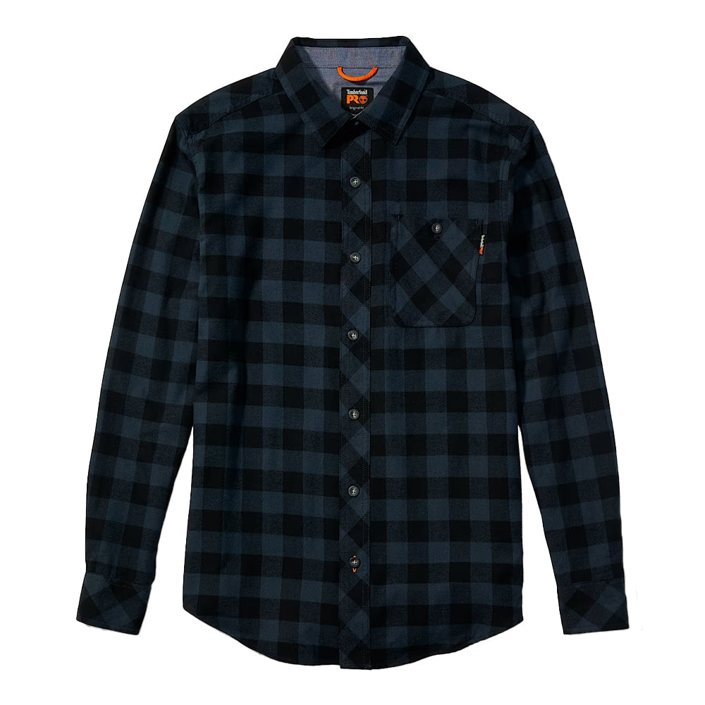 Midweight Flannel Shirt - Timberland PRO Woodfort Durable Work Shirt With Pocket