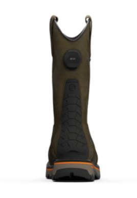 Composite Safety Toe Boots - Waterproof Leather Work Shoes With Shock Absorption