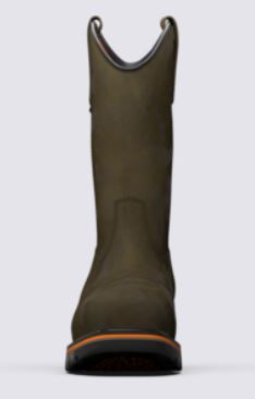 Composite Safety Toe Boots - Waterproof Leather Work Shoes With Shock Absorption