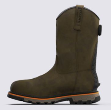 Composite Safety Toe Boots - Waterproof Leather Work Shoes With Shock Absorption