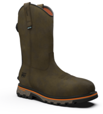 Composite Safety Toe Boots - Waterproof Leather Work Shoes With Shock Absorption