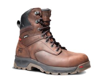 Titan EV Soft Toe 8 Inch Waterproof Work Boots – Lightweight, Abrasion Resistant