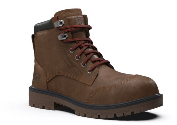 Soft Toe Work Boots - Waterproof Full Grain Leather With Composite Safety Toe