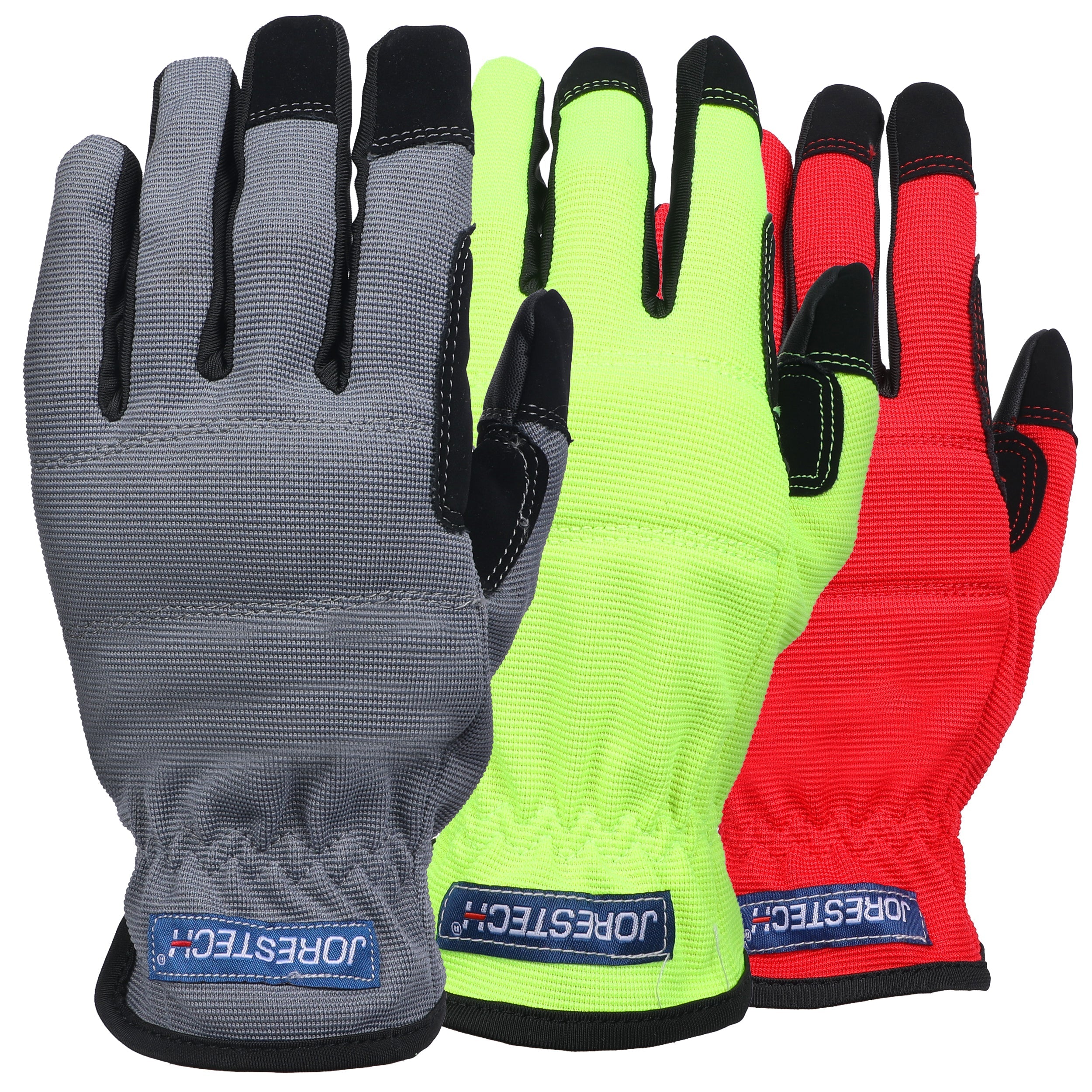 Touchscreen Safety Work Gloves – Pack of 3