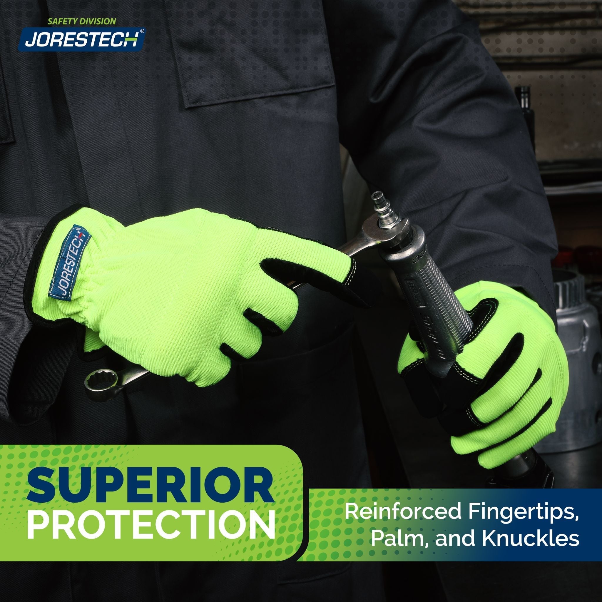 Touchscreen Safety Work Gloves – Pack of 3