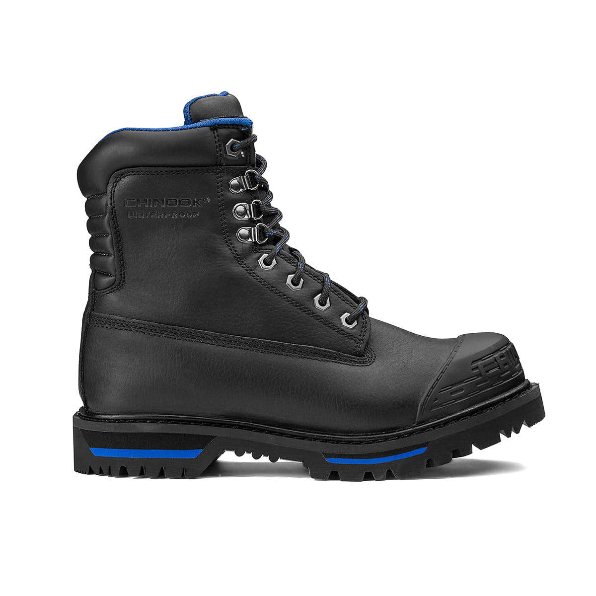 Tarantula 8" Steel Toe Men’s Waterproof Work Boot - Black (by Chinook® Footwear)