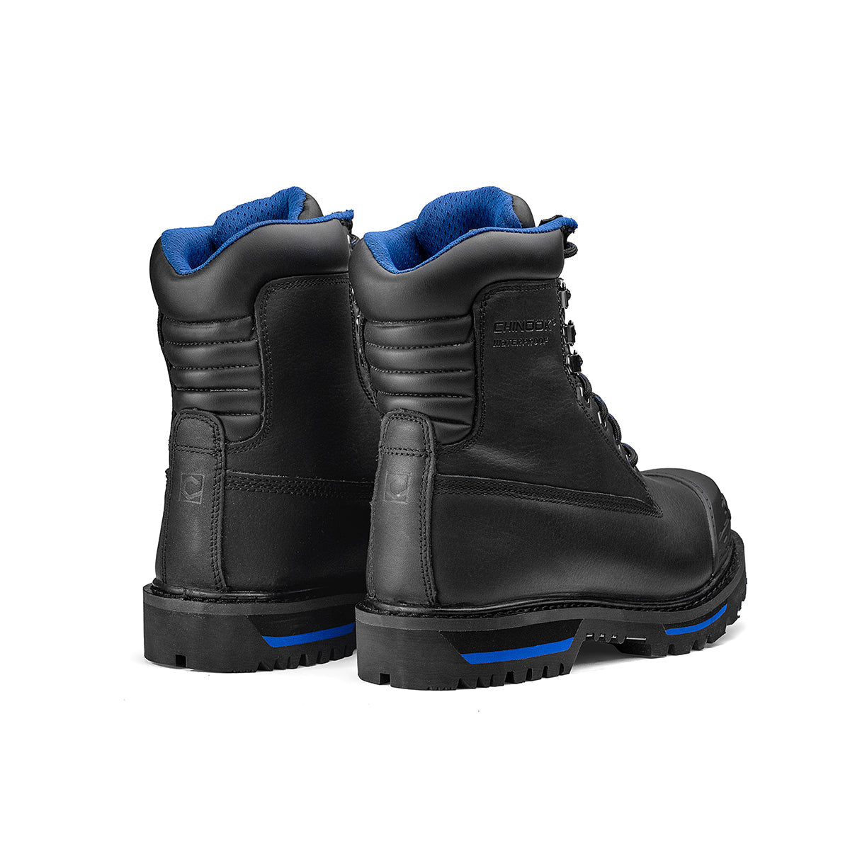 Tarantula 8" Steel Toe Men’s Waterproof Work Boot - Black (by Chinook® Footwear)