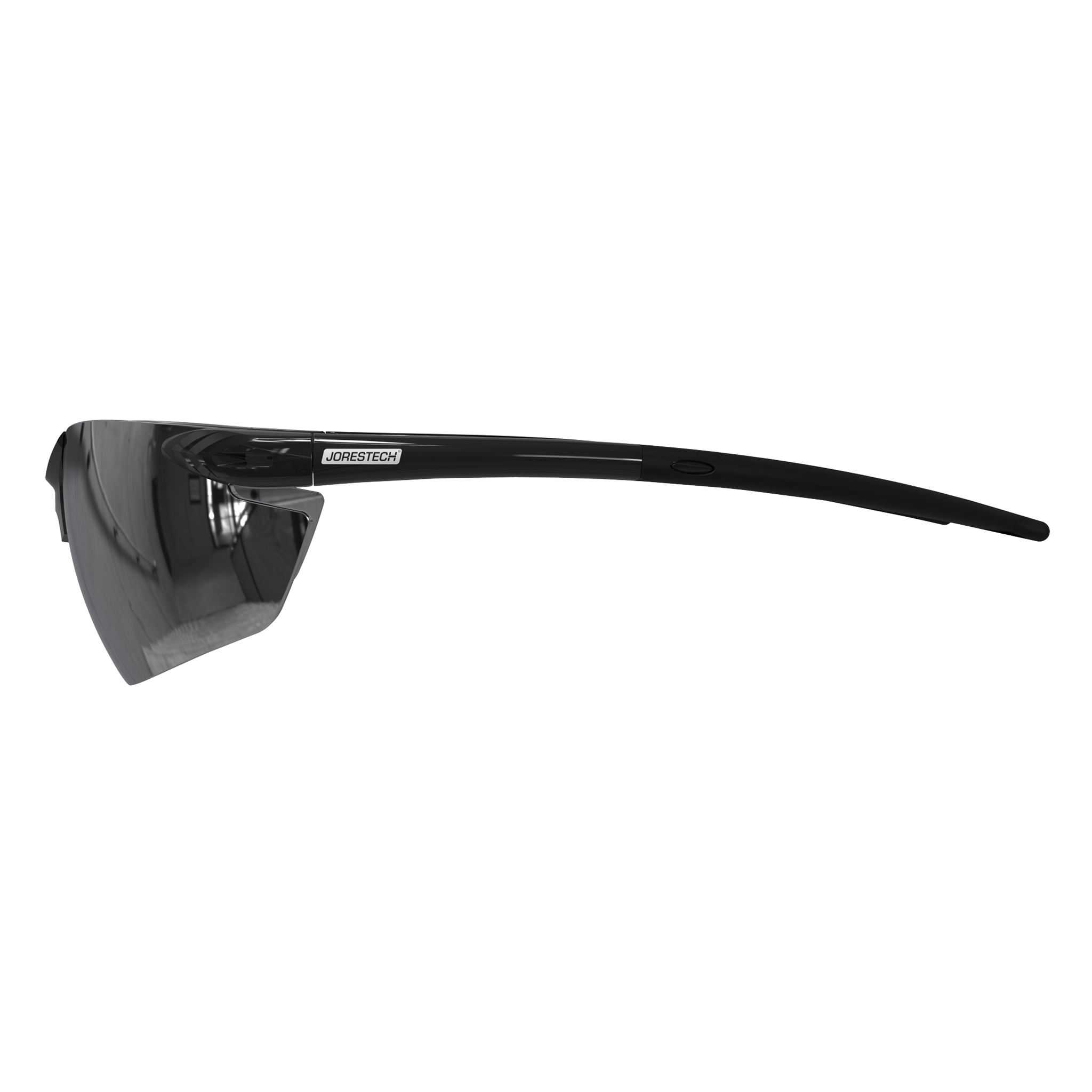 Wraparound Safety Glasses with Flexible Rubber Temple Tips