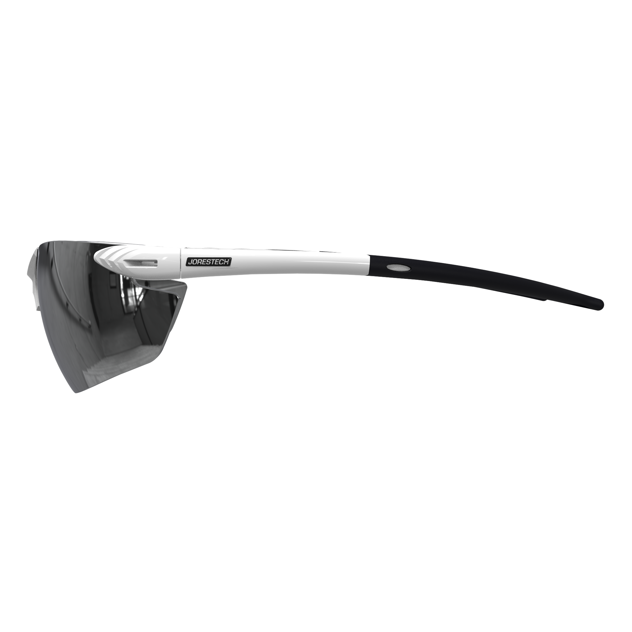 Wraparound Safety Glasses with Flexible Rubber Temple Tips