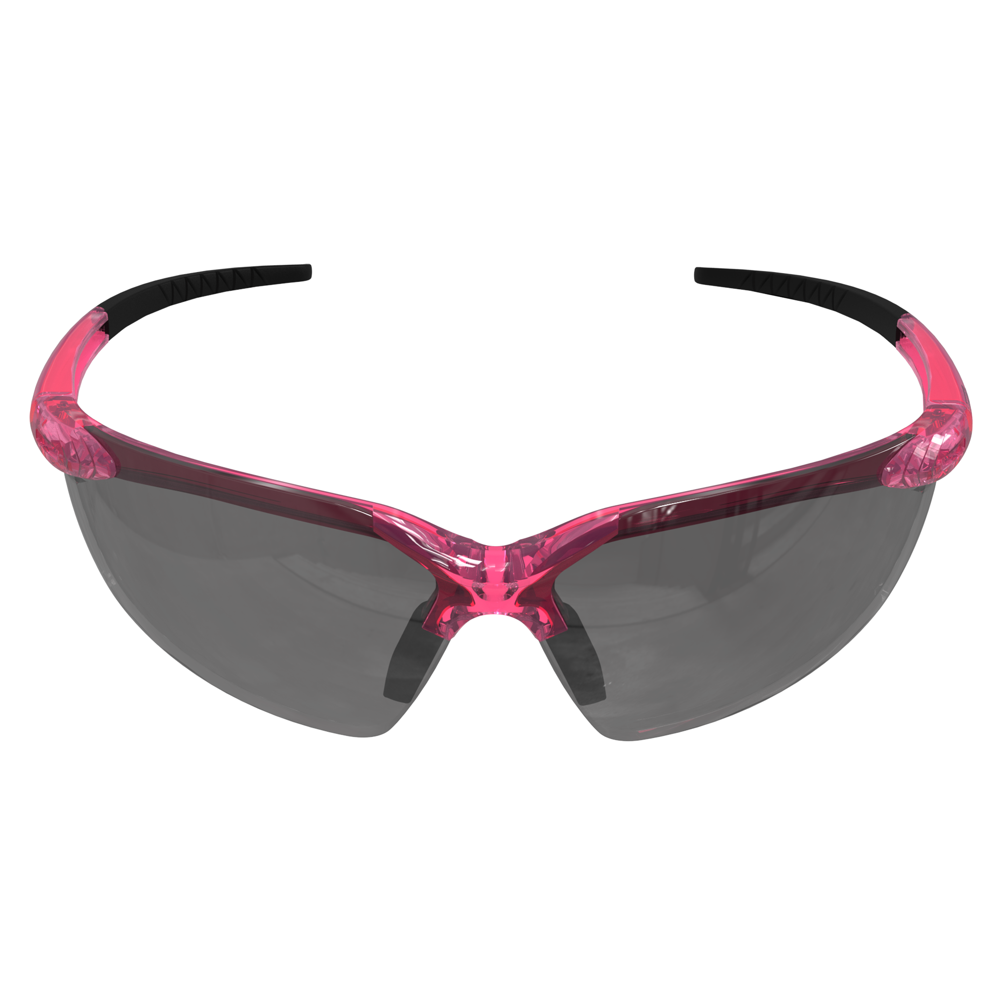 Wraparound Safety Glasses with Flexible Rubber Temple Tips