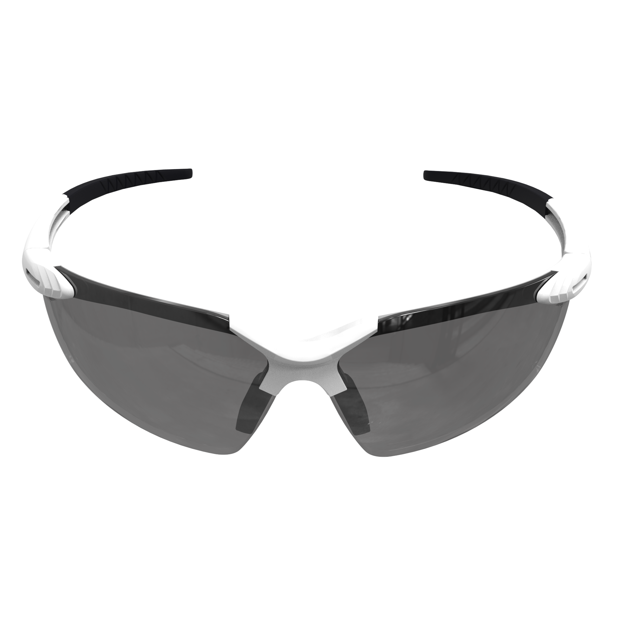 Wraparound Safety Glasses with Flexible Rubber Temple Tips