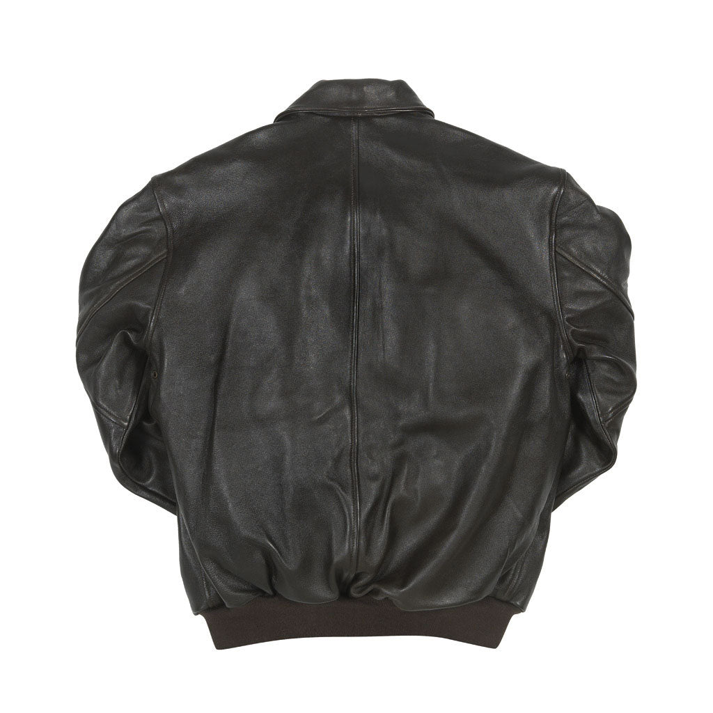 Men's Antique Lambskin Leather Jacket Z2567MM in Brown