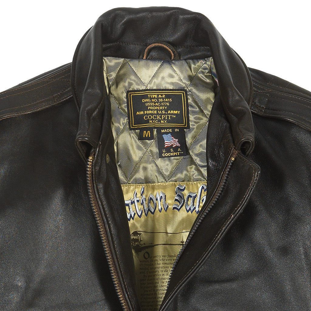 Men's Antique Lambskin Leather Jacket Z2567MM in Brown