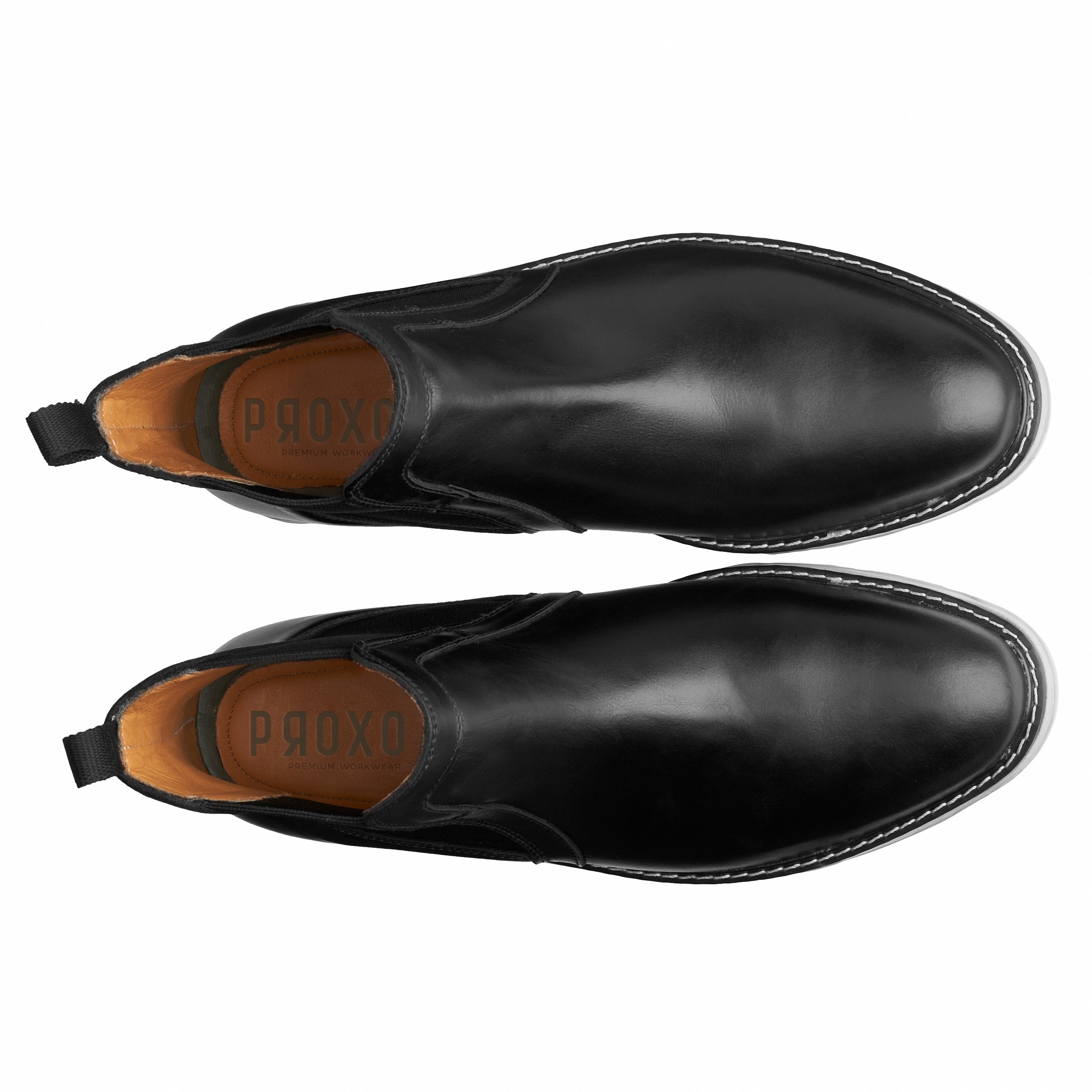 STEEL TOE CHELSEA BOOT BECKS BLACK