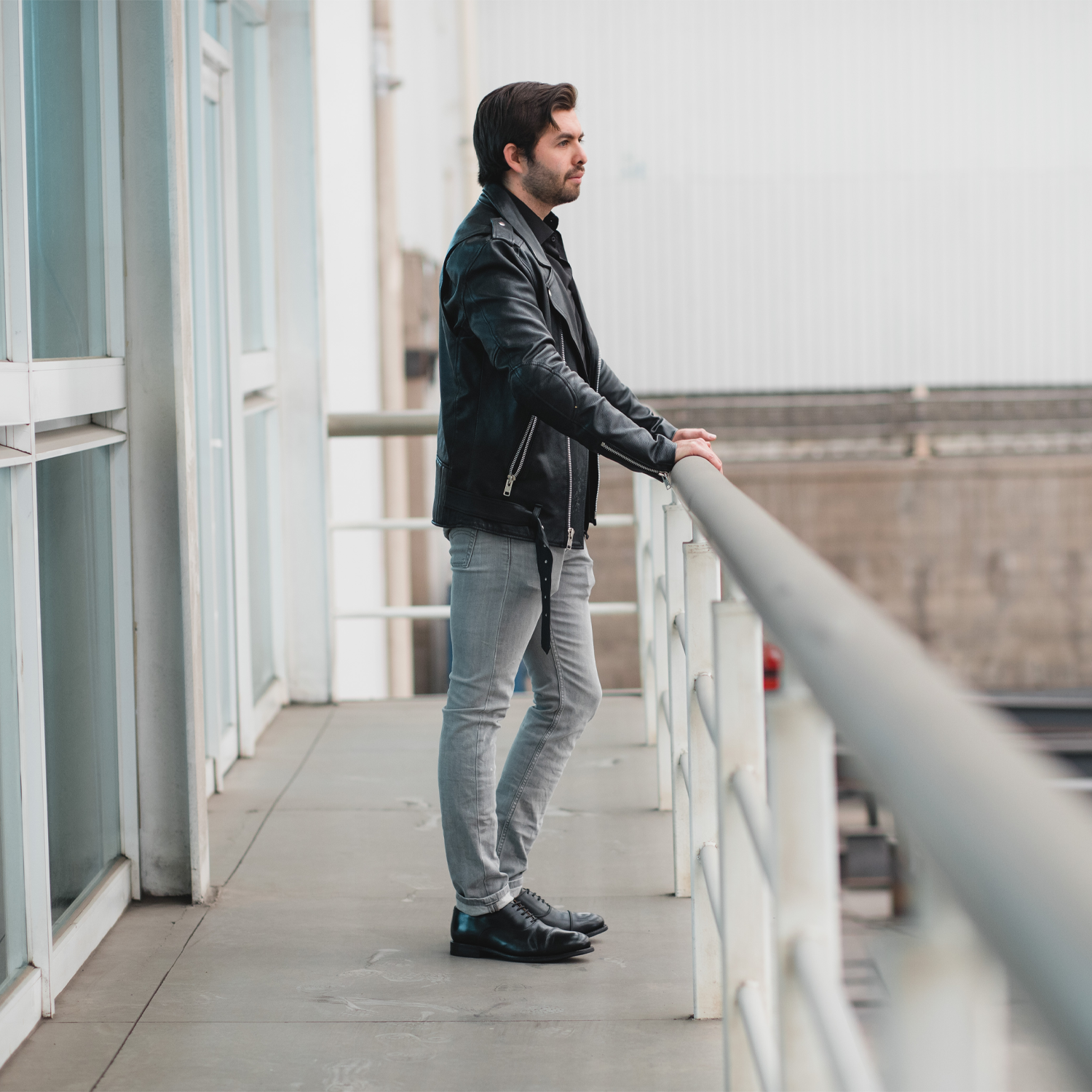 STEEL TOE EXECUTIVE SHOE CEO BLACK