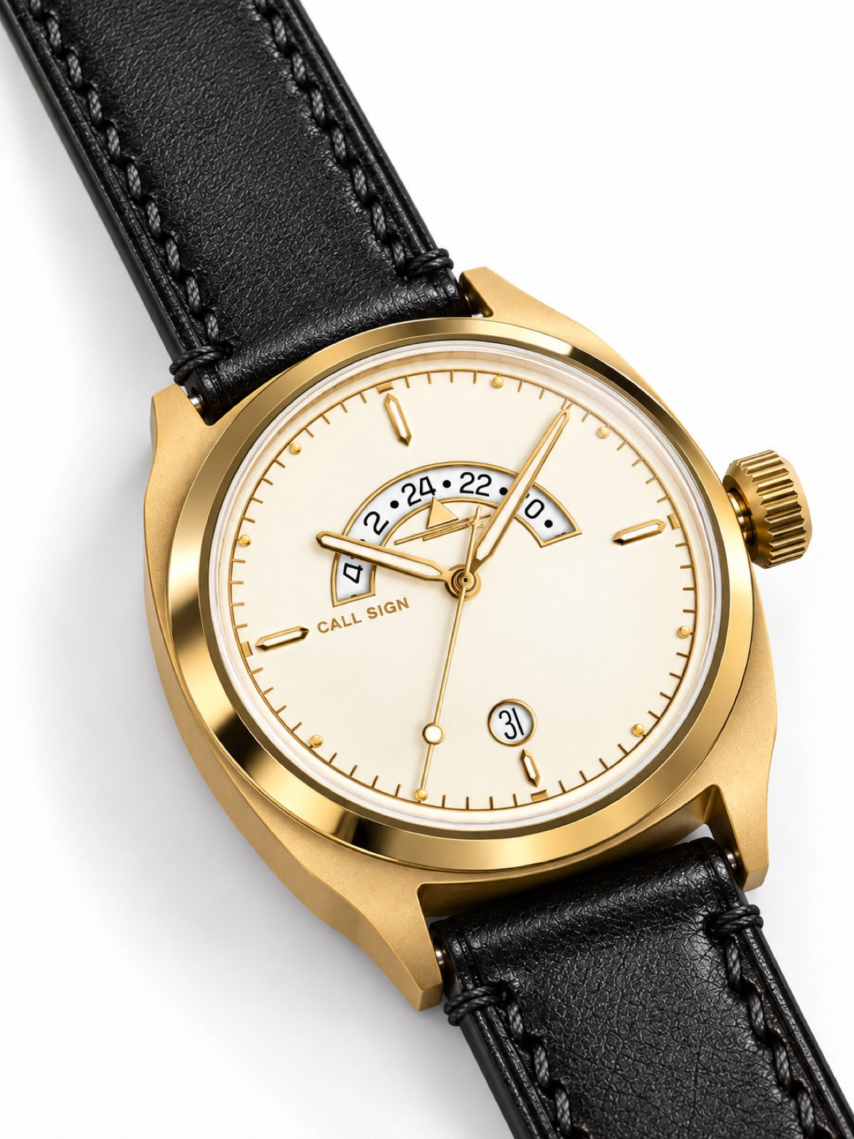Discovery Gold 38mm GMT (Black Band)