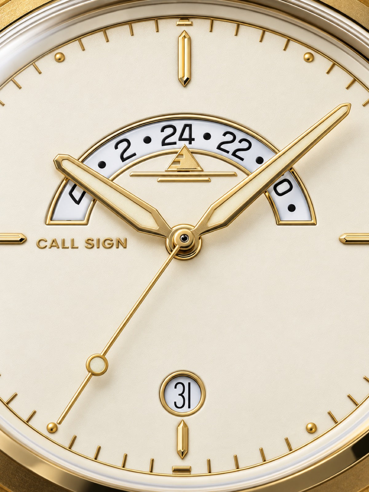 Discovery Gold 38mm GMT (Black Band)