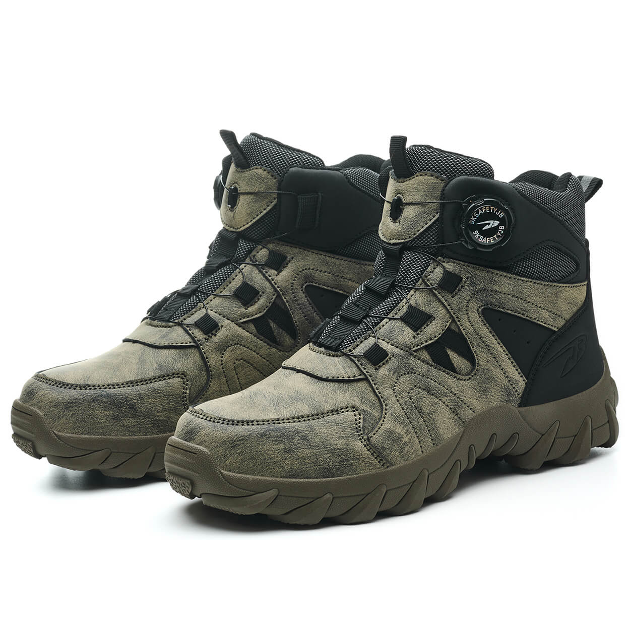 Maven 6" Knob-Lacing Non-Slip Steel Toe Boots