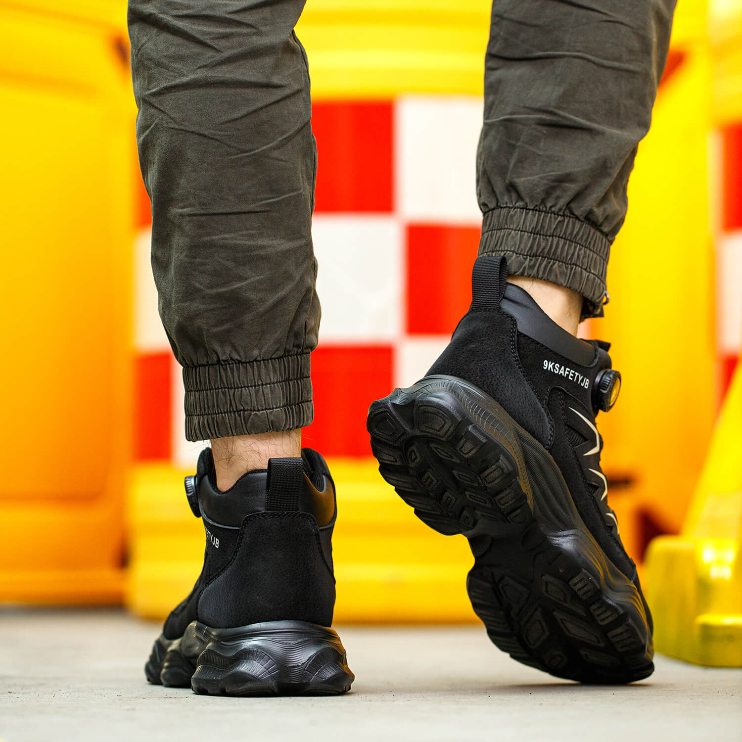 Maven Steel Toe Knob-Lacing Lightweight Work Boots