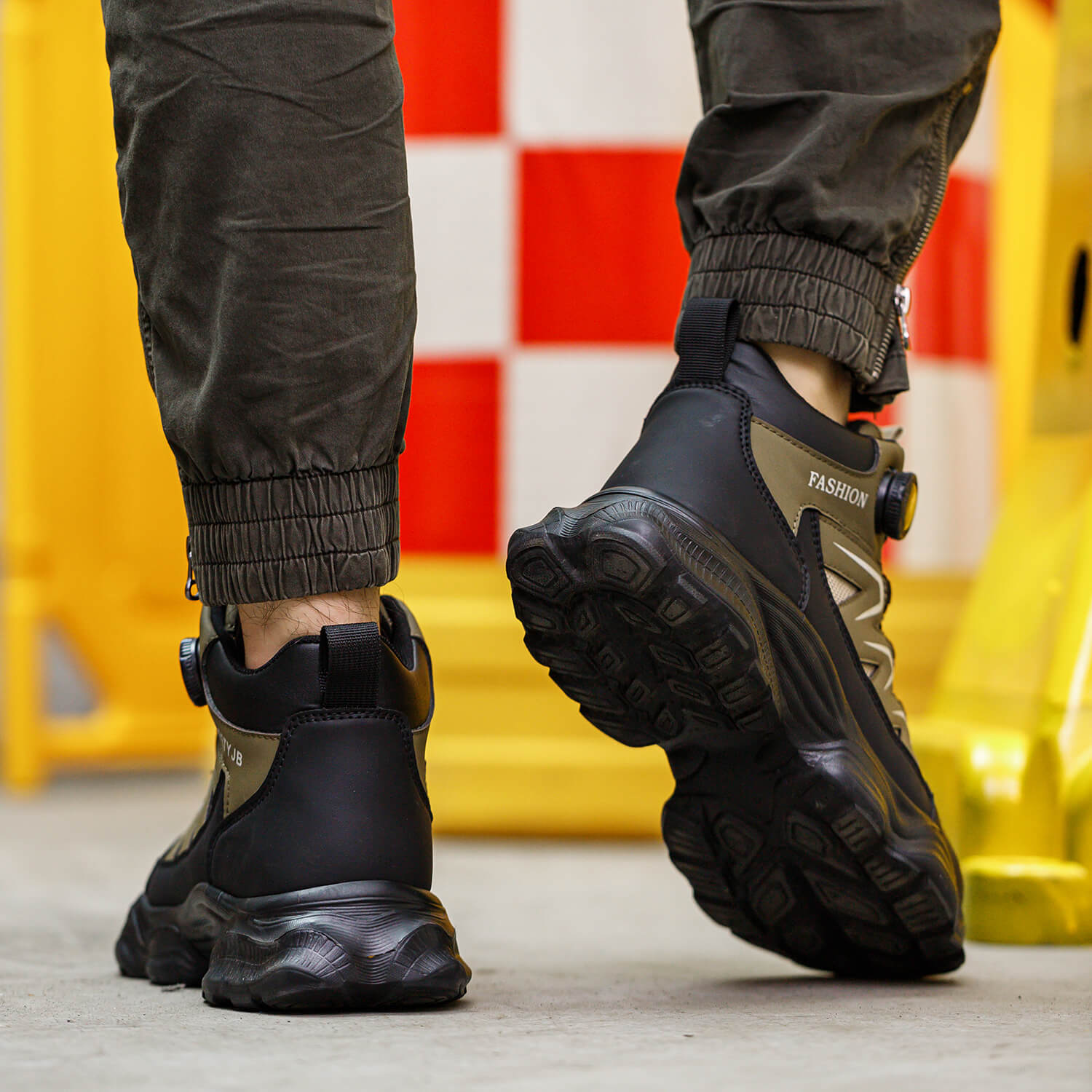 Maven Steel Toe Knob-Lacing Lightweight Work Boots