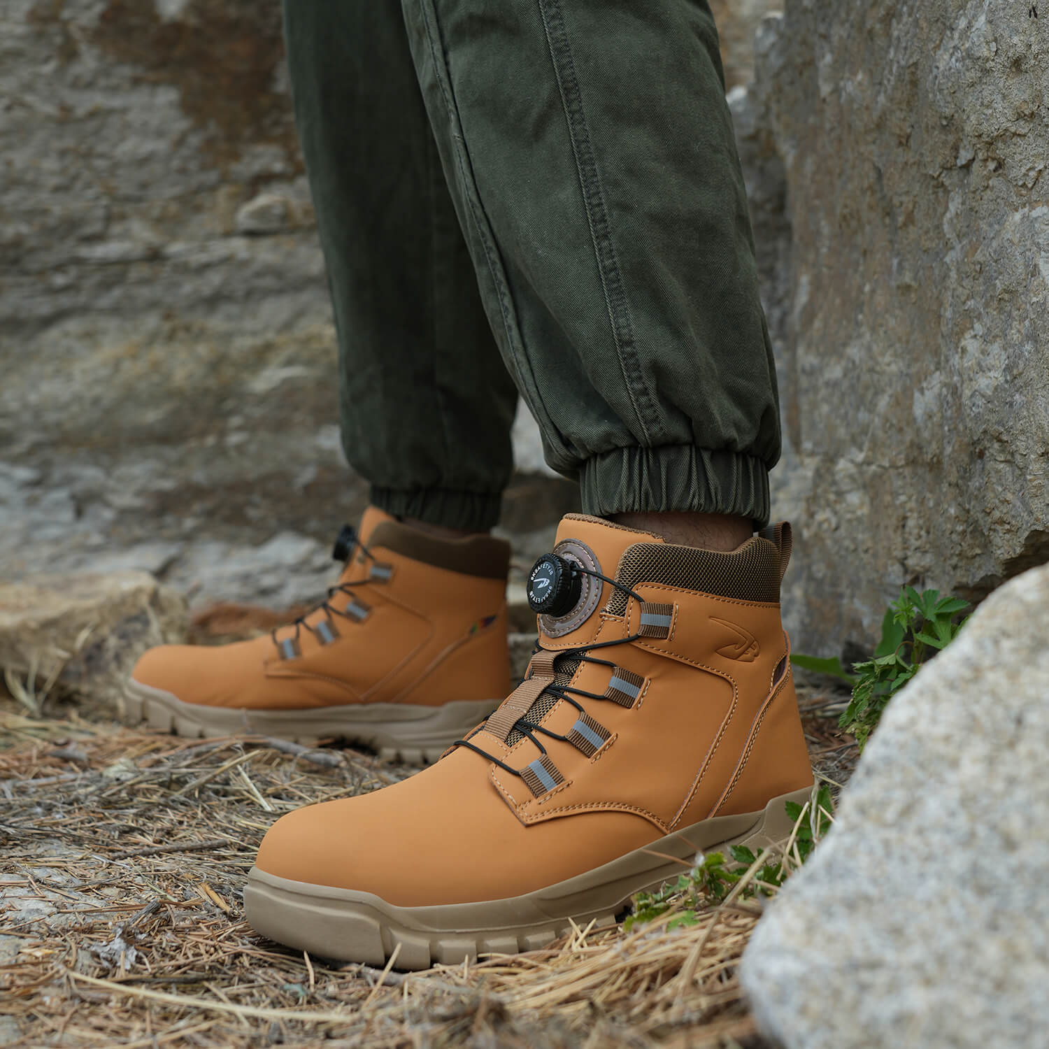 Maven 6" Knob-Lacing Waterproof Steel Toe Boots