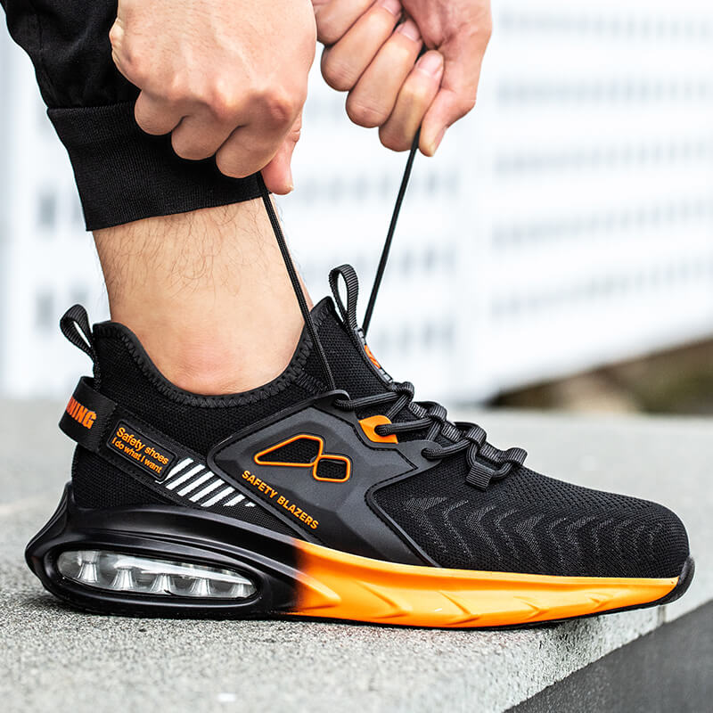 Maven Air Cushion Stylish Steel Toe Sneakers