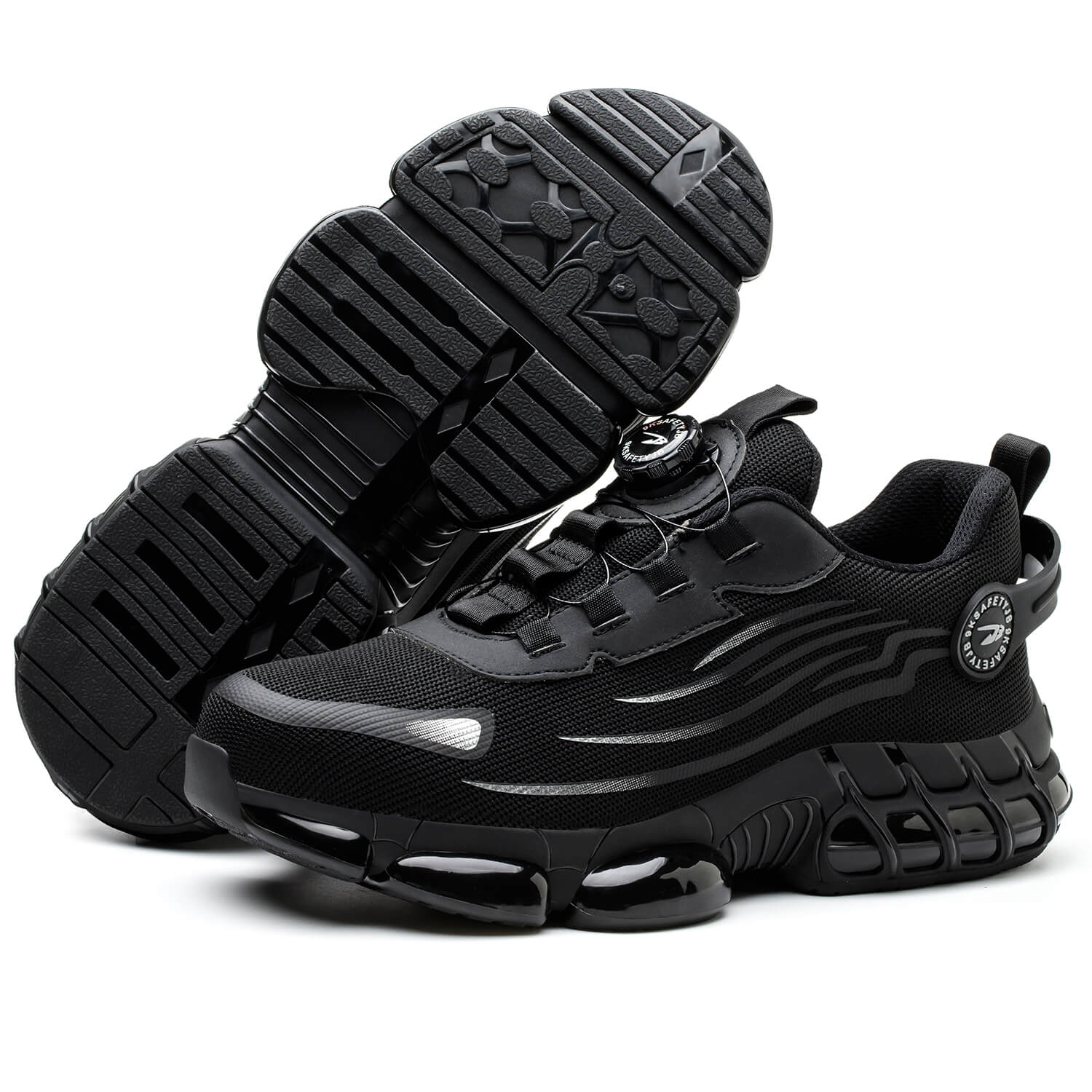 Maven Steel Toe Knob Lacing Work Sneakers